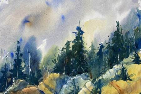 High country in the Olympics