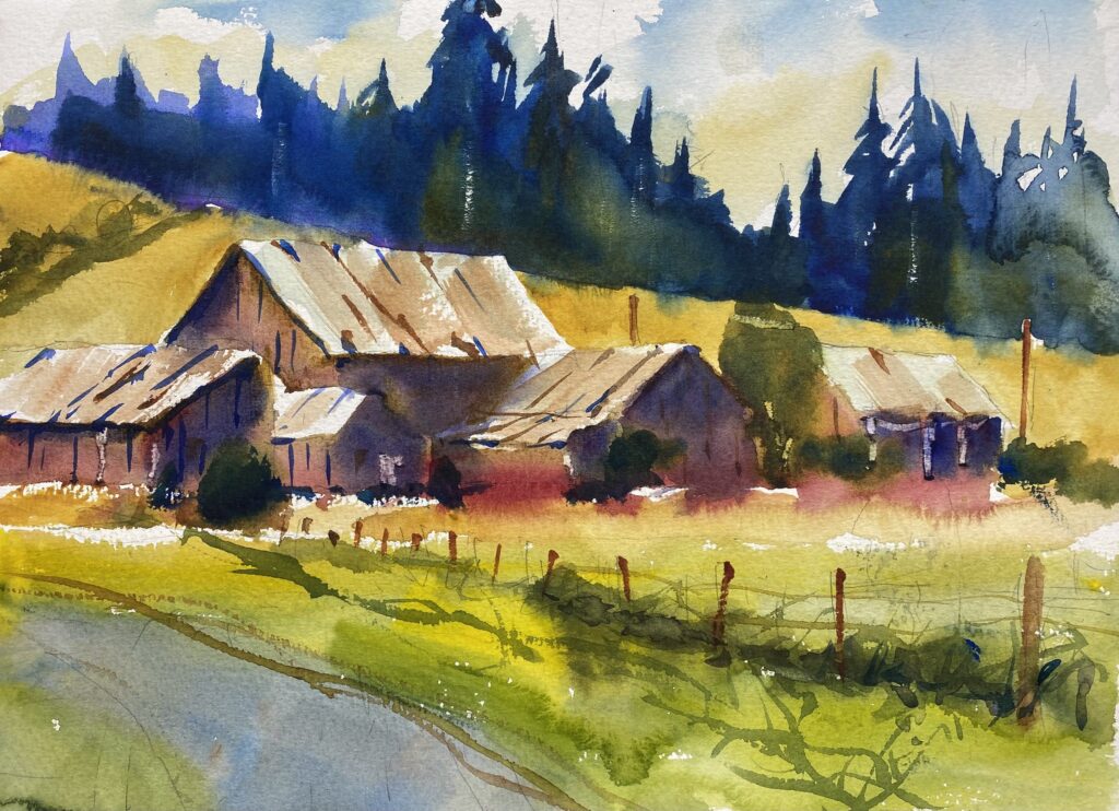 Centralia watercolors