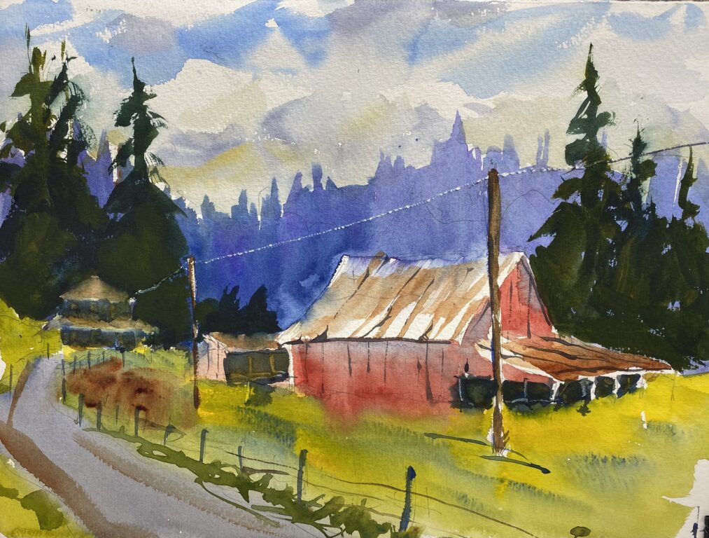 Centralia watercolors