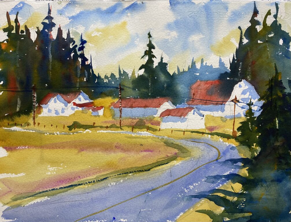 Centralia watercolors